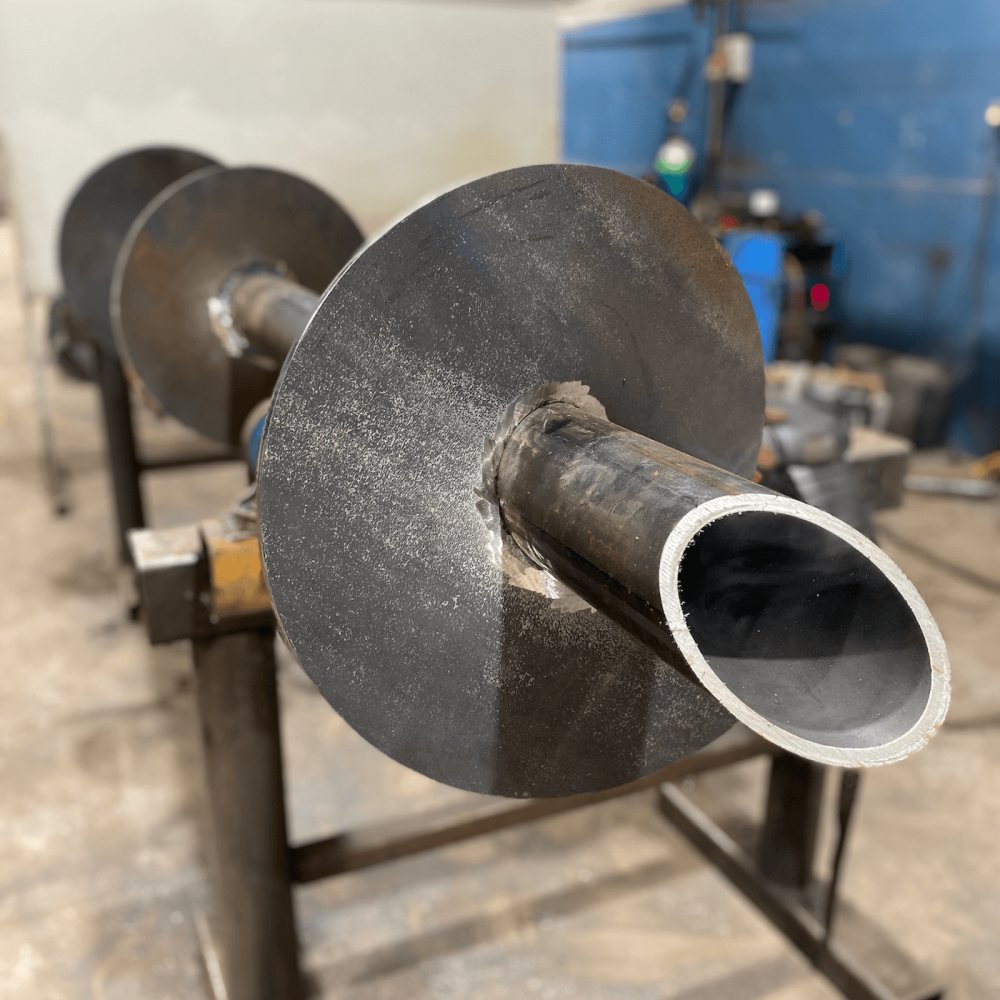 Helical (Screw) Pile in Manufacture